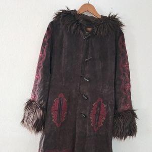 Long Leather coat